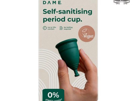 DAME Large Self-Sanitising Period Cup with Drawstring Bag 1 Unit Discount