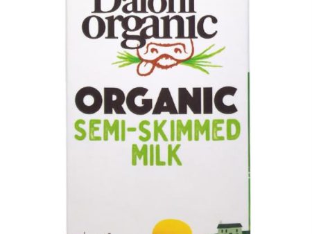 Daioni Organic Semi-Skimmed UHT Milk 1 Litre on Sale