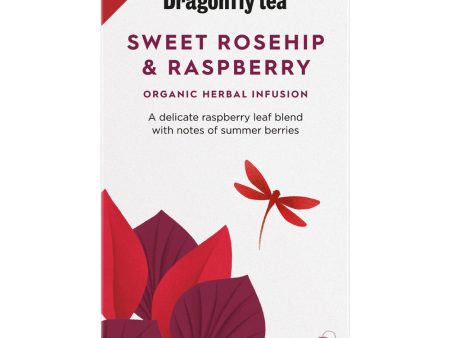 Dragonfly Tea Dragonfly Sweet Rosehip & Raspberry Organic Herbal Tea 20 bag on Sale