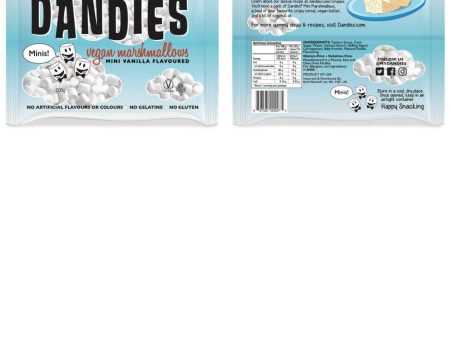 Dandies Mini Vegan Vanilla Marshmallows  HOME BAKING INGREDIENT  For Sale