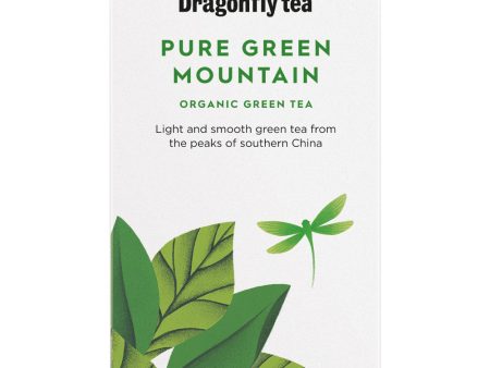 Dragonfly Tea Dragonfly Organic Pure Green Mountain Green Tea 20 bag on Sale